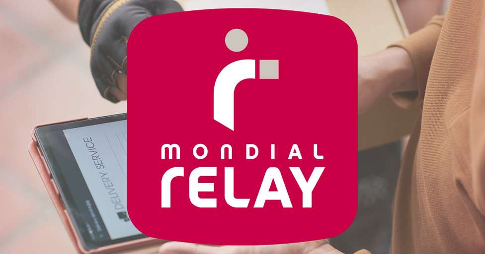 Logotipo de la empresa de transporte Mondial Relay.