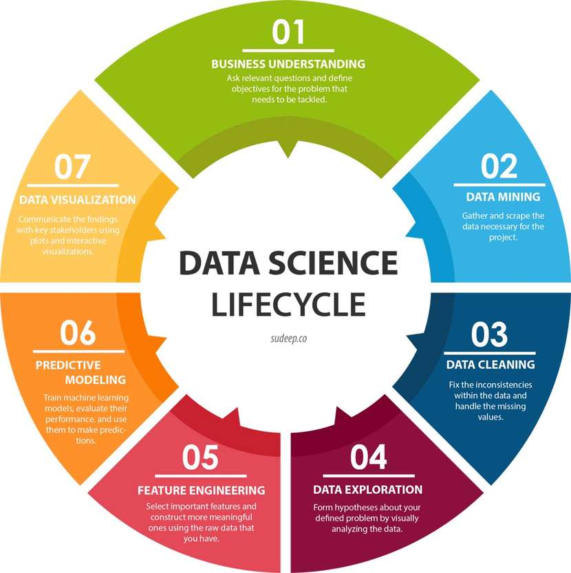 Big Data and Data Science cycles applied to digital transformation