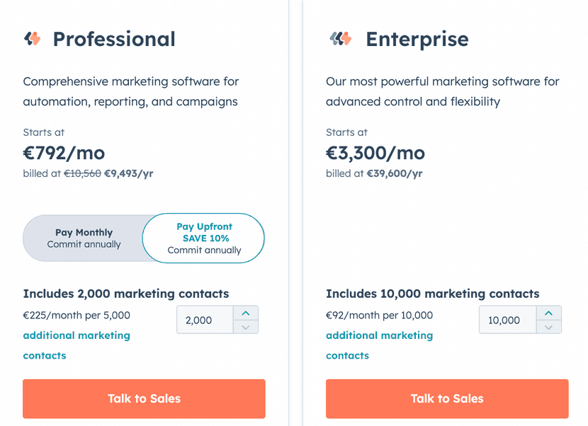 hubpspot-prices