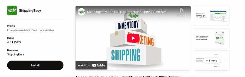 shipping easy app shopify