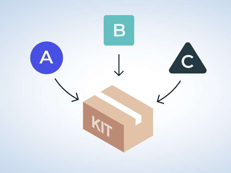 Logotipo de un proceso de Kitting.