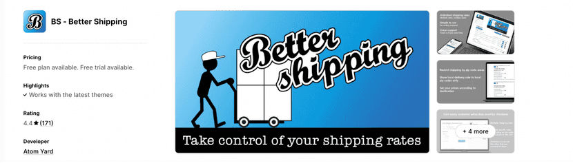 bettershipping shopify