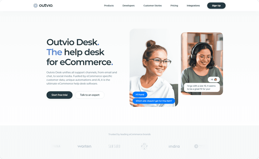 outvio desk customer service software for ecommerce