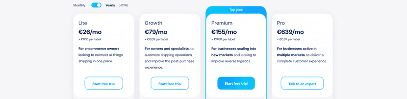 sendcloud-pricing