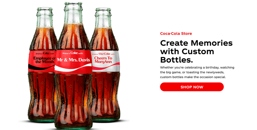 Estrategia de nueromarketing de las botellas de Coca Cola