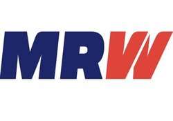 logotipo empresa de transporte mrw
