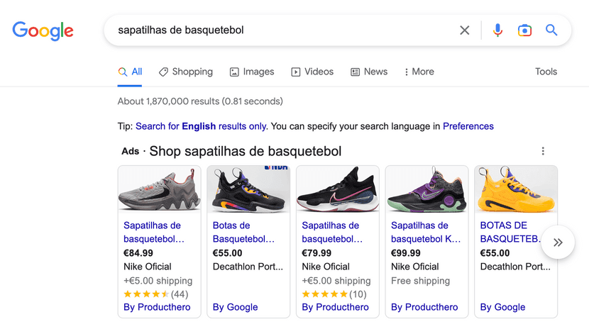 google ads campanha de google shopping