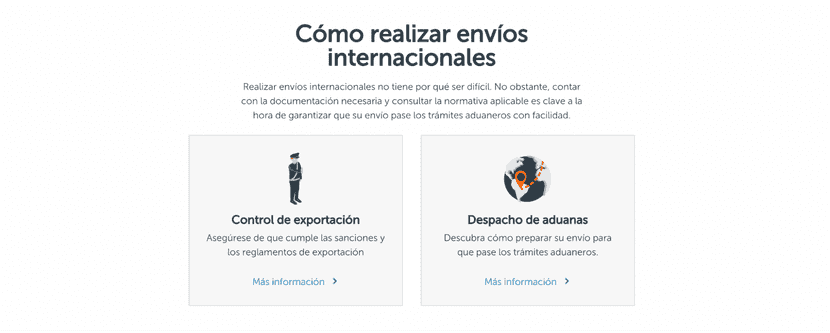 Envíos internacionales de TNT Express.