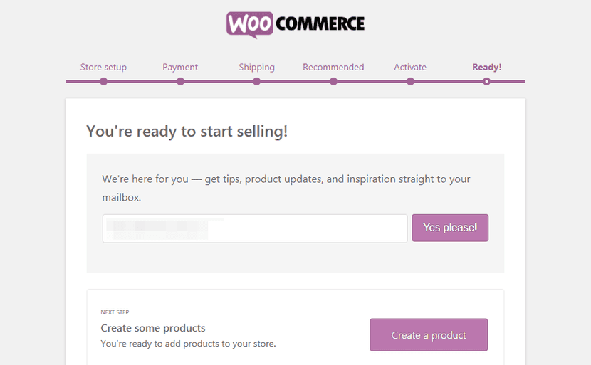 WooCommerce Startseite