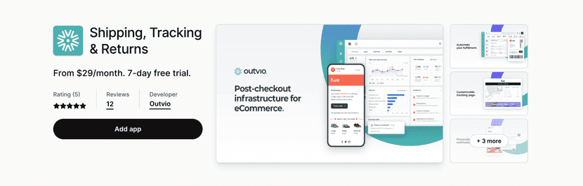 outvio app para shopify