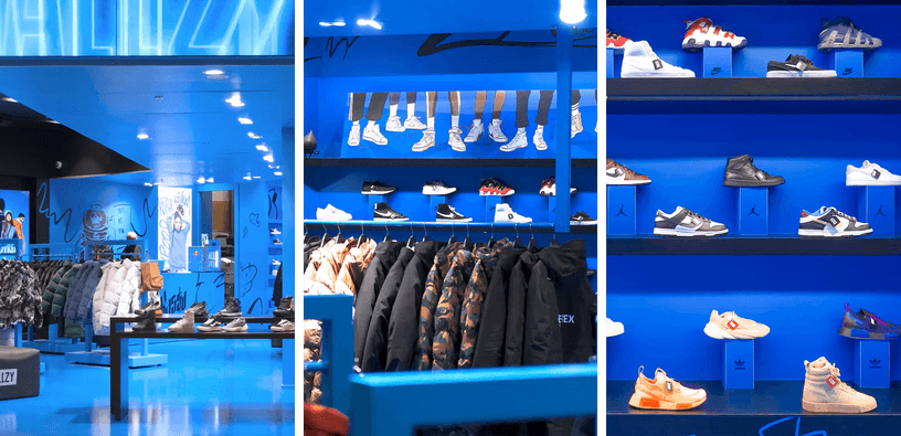 Ballzy Sneakers und Jacken sind in den Geschäften und auch online erhältlich.