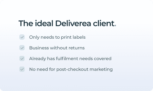 Deliverea client