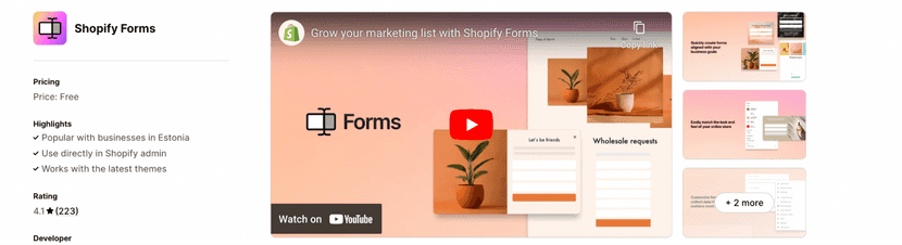 shopifyforms-app