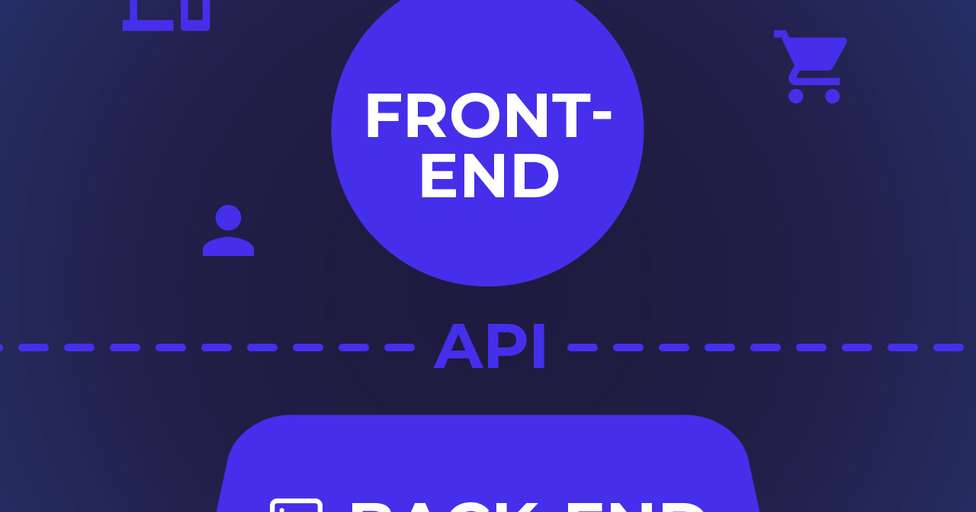 headless commerce is the separation between front end and back end in an online store