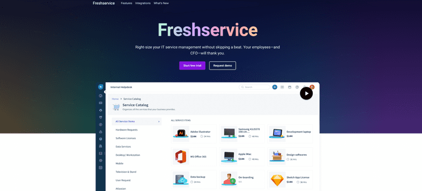 freshservice help desk software 