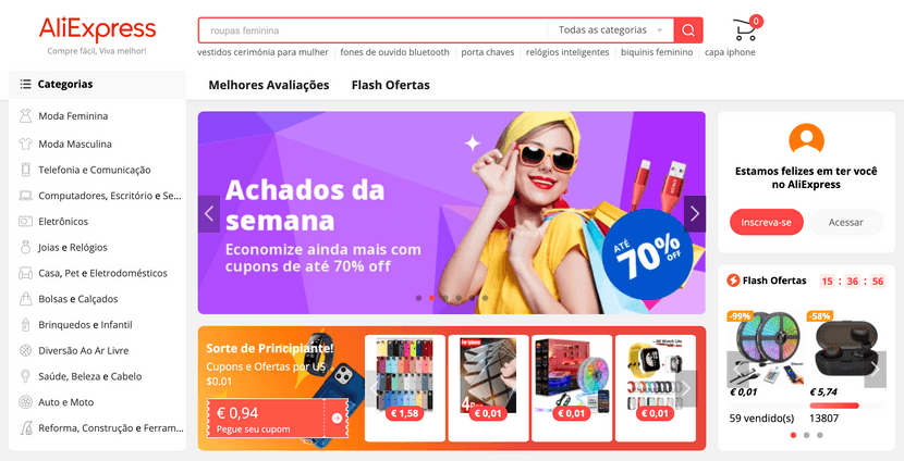 marketplace aliexpress em portugal