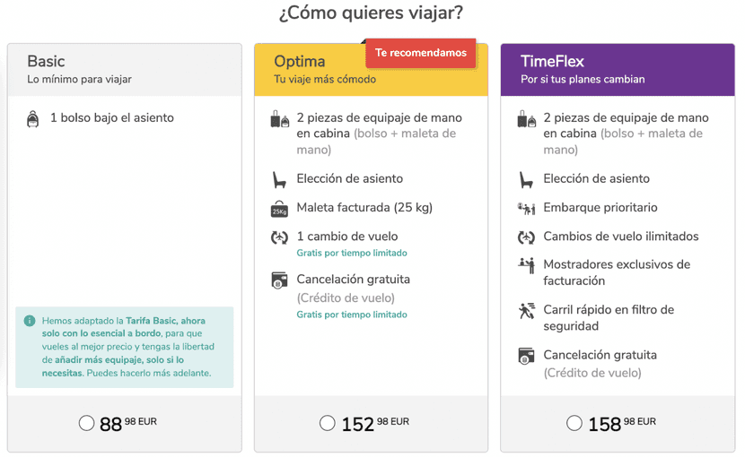 Planes de las aerolíneas para hacer up y cross selling.