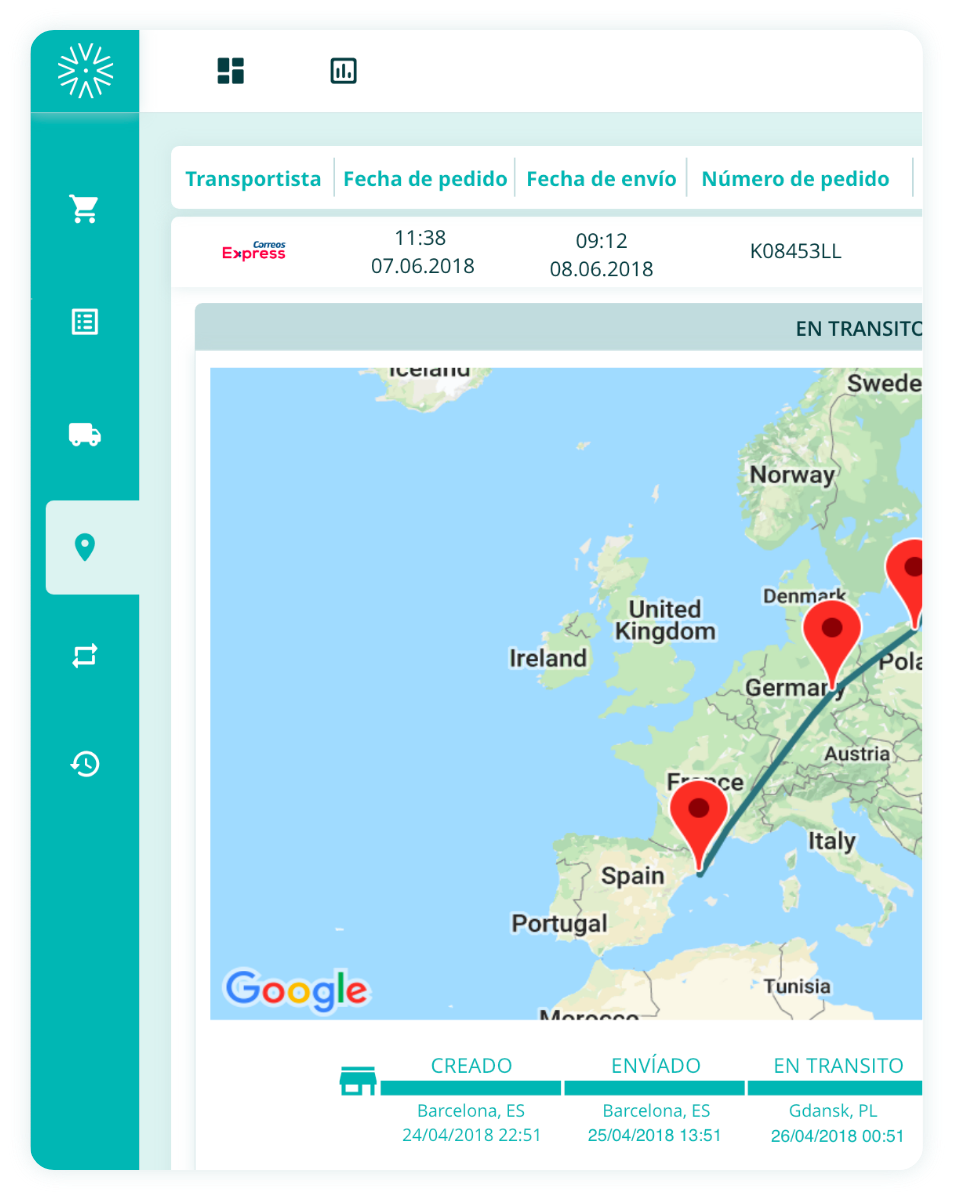 Smart Parcel Tracking And Rich On Map Localization